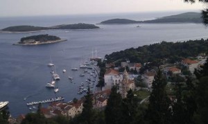 view from Hvar fortress