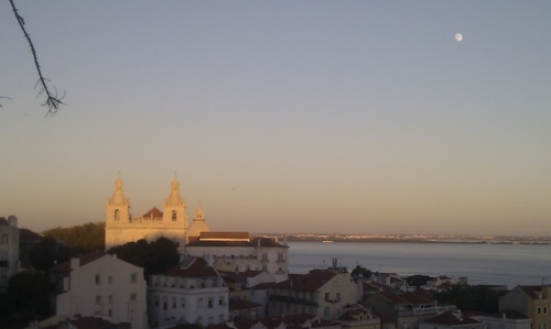 Lisbon at dusk